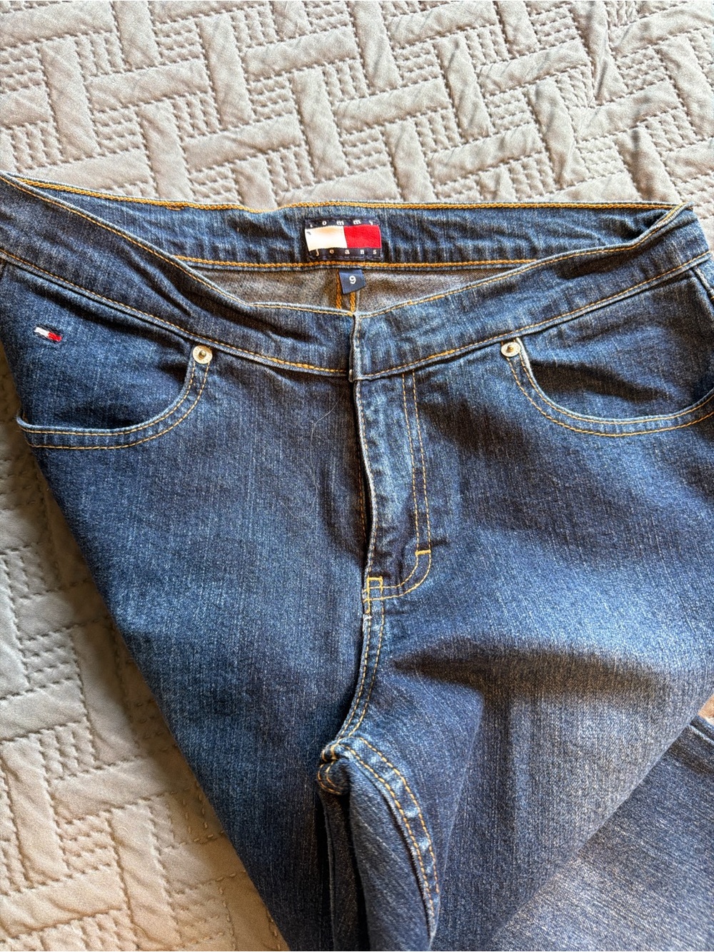 Tommy Hilfiger Women's Dark Blue Bootcut Jeans